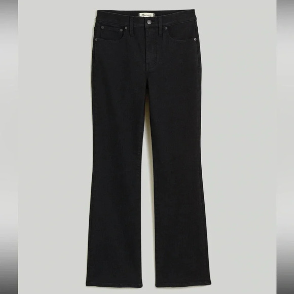Madewell Kick Out Crop Jeans Black 26 Tall - Picture 5 of 11